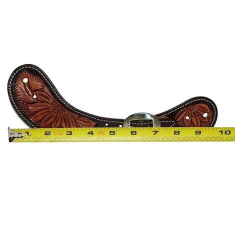 Professional Choice Sunflower Brown Tool Women's Youth Muleshoe Spur Straps